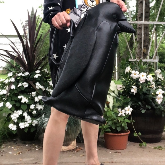 Thom Browne Penguin Bag Weekender Handbag XL - Picture 14 of 16